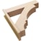 Ekena Millwork 7 1/2-in W x 32-in D x 32-in H Balboa Block Rough Cedar Woodgrain TimberThane Outlooker, Primed Tan OUTUR075X32X32BOA44RCPR - alternate 2